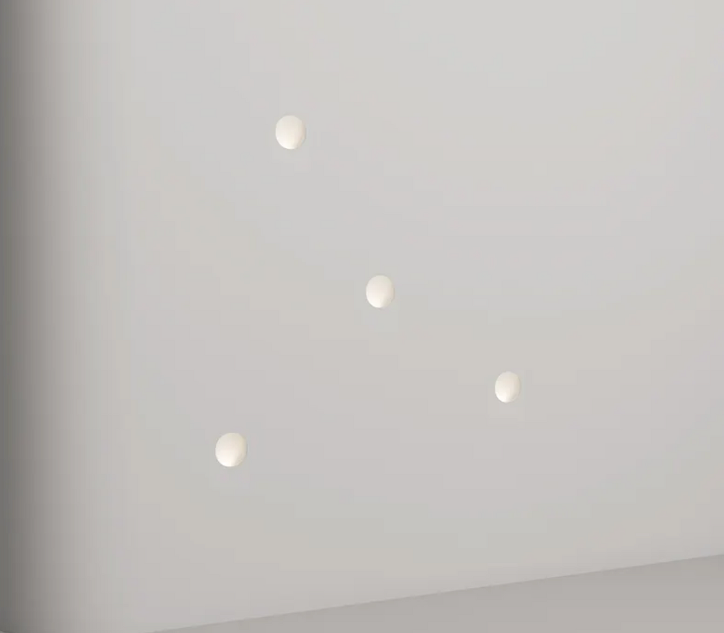 Fira Recessed Trimless Recessed Plaster Wall light