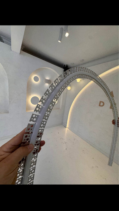 Flexible recessed led profile
