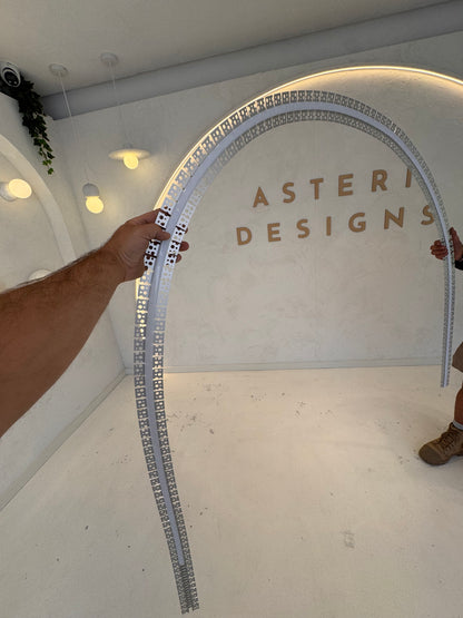 Flexible recessed led profile