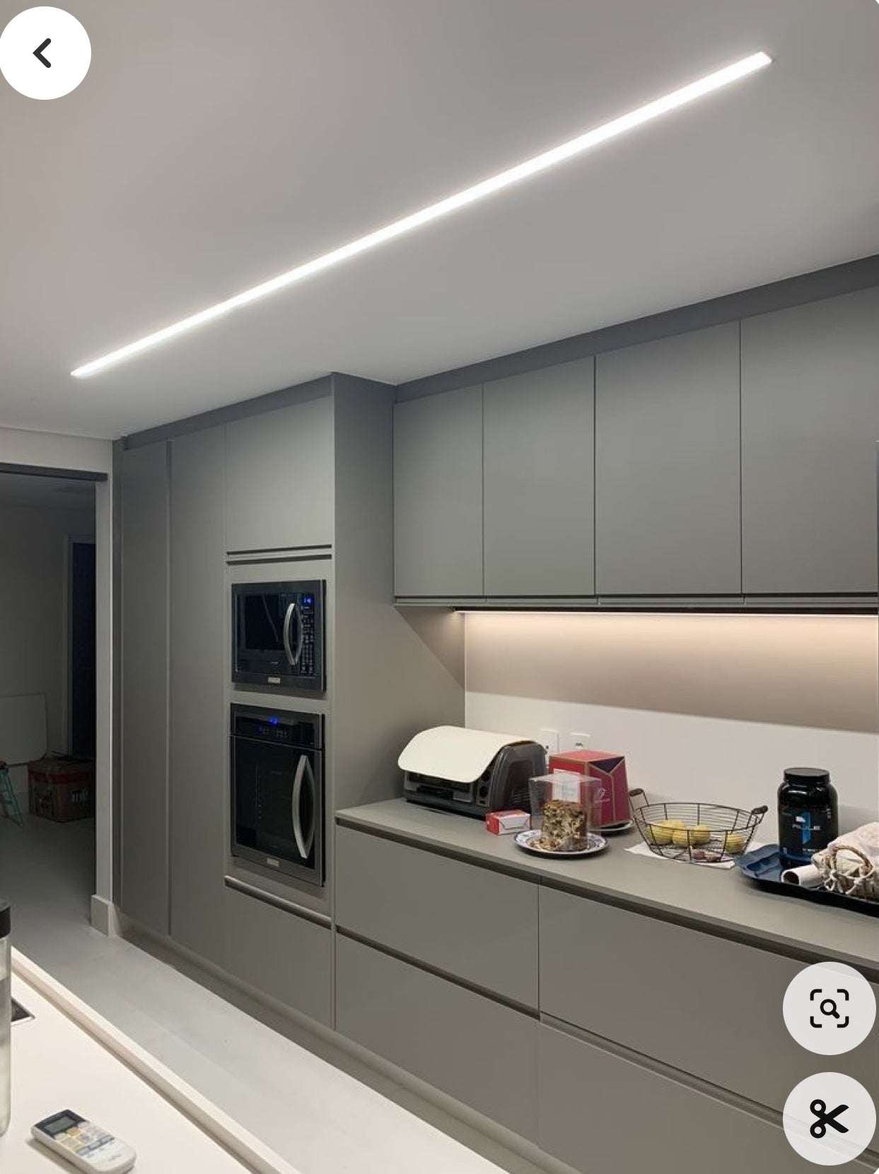 Flexible recessed led profile