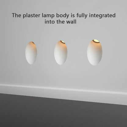 Fira Mini Recessed Trimless Plaster Wall light