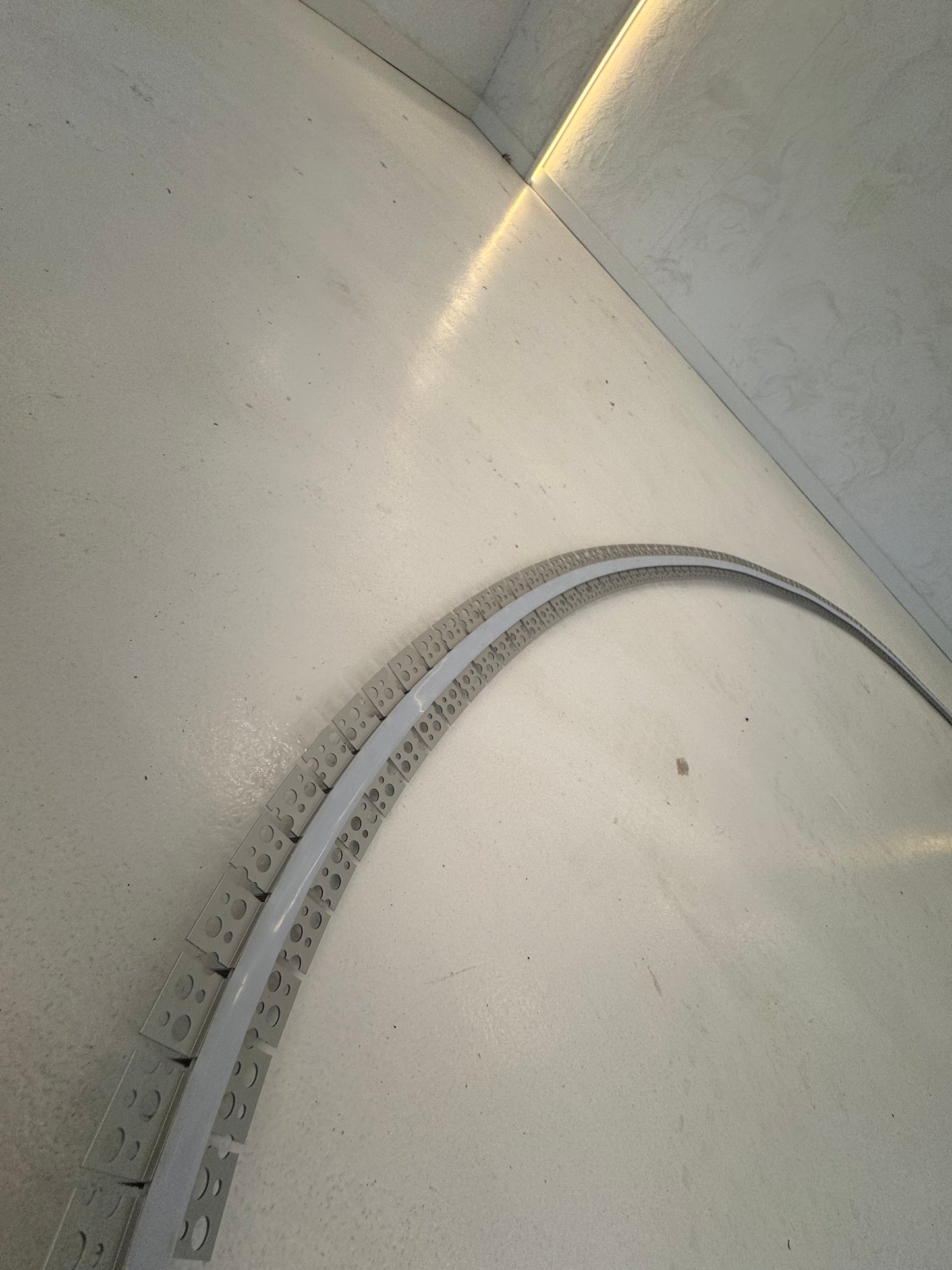 Flexible recessed led profile