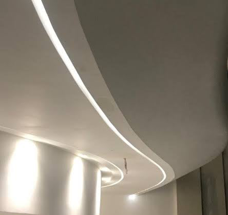 Flexible recessed led profile