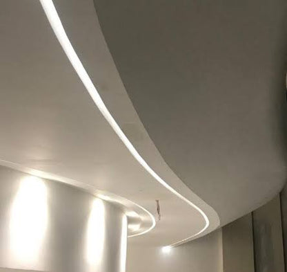 Flexible recessed led profile