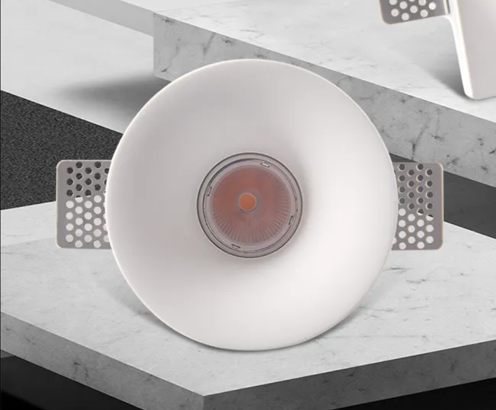Aris Single Trimless Recessed  Plaster downlight
