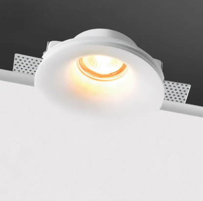 Aris Single Trimless Recessed  Plaster downlight