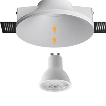 Aristea Double Trimless Recessed Plaster downlight