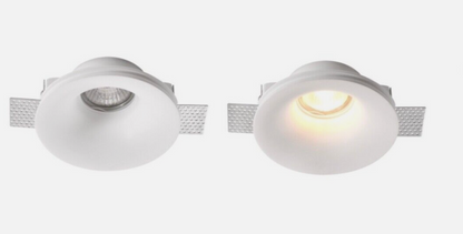 Aris Single Trimless Recessed  Plaster downlight