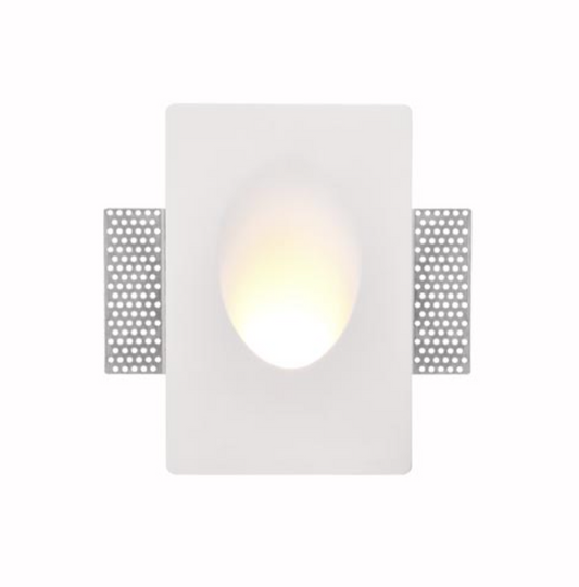 Fira Recessed Trimless Recessed Plaster Wall light